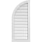 Ekena Millwork Quarter Round Top Left Surface Mount PVC Gable Vent w/ 2"W x 2"P Brickmould Sill Frame, 16"W x 36"H GVPQL16X3603SN - alternate 1